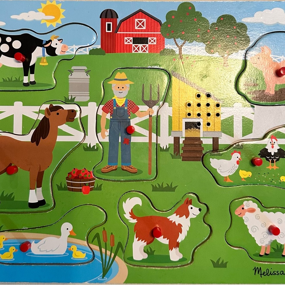 Melissa and Doug Old McDonald farm puzzle ages 2+